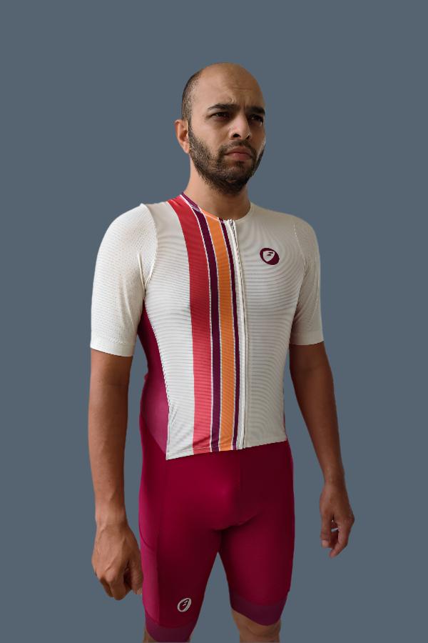 Load image into Gallery viewer, Trisuit | Butterfly | Mens | Ruby
