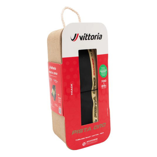 VITTORIA PISTA ORO TUBELESS READY FOLDING TYRE G 2.0 | 23-622 (700X23C) FOR TRACK BIKES - MADOVERBIKING