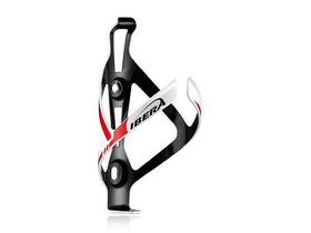 Ibera Aluminum bottle cage - Two colours white/black IB-BC14