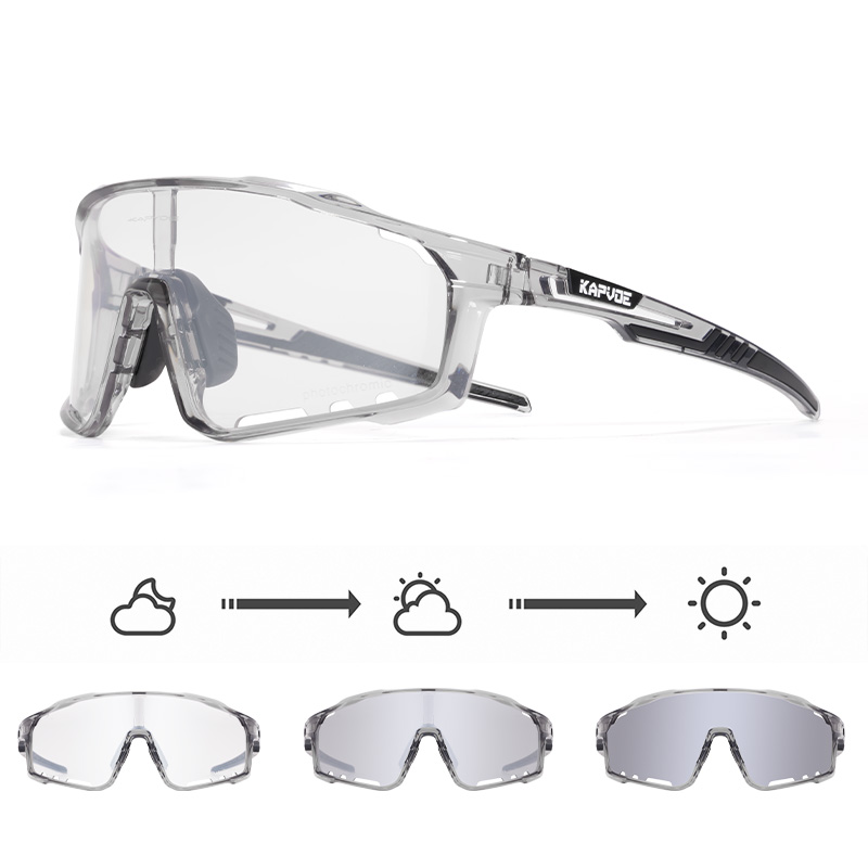 Load image into Gallery viewer, K76 Colour Changing PhotoChromic Sunglasses KAPVOE MADOVERBIKING
