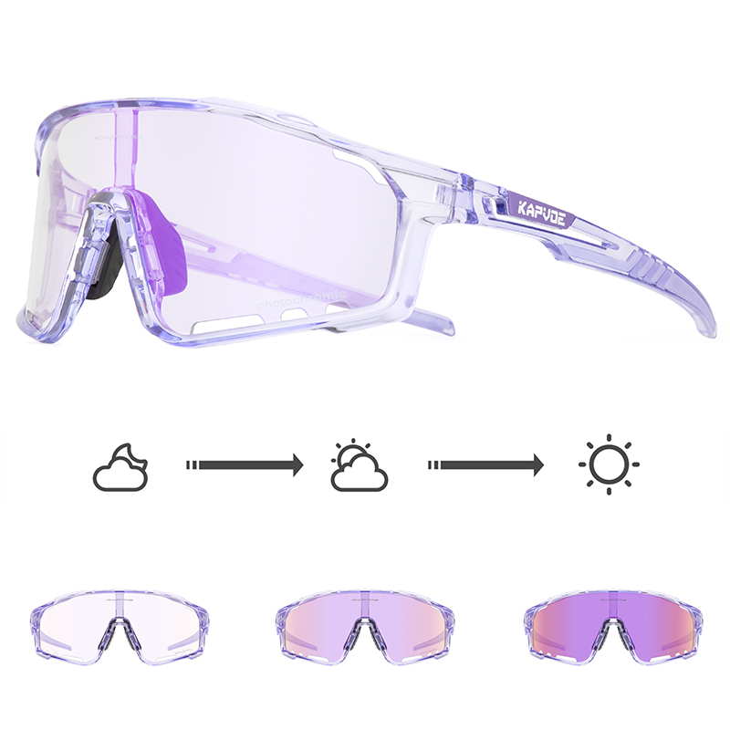 Load image into Gallery viewer, K76 Colour Changing PhotoChromic Sunglasses KAPVOE MADOVERBIKING
