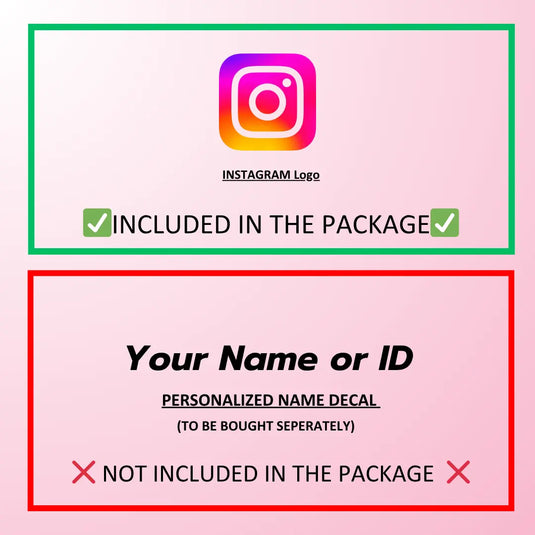 Instagram Logo Decal Sticker (1 pcs) - (0.5 in x 0.5 in)