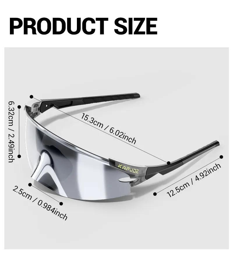Load image into Gallery viewer, Kapvoe K410 Oversized Frameless Monolithic Sunglasses Kapvoe MADOVERBIKING

