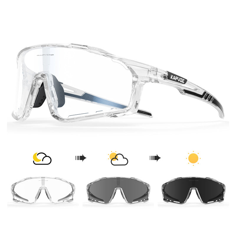 Load image into Gallery viewer, X76 Color Changing Frames Photochromic Sunglasses Kapvoe MADOVERBIKING
