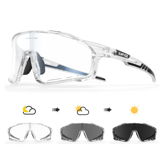 X76 Color Changing Frames Photochromic Sunglasses Kapvoe MADOVERBIKING