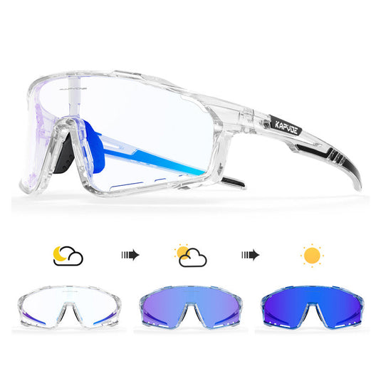 X76 Color Changing Frames Photochromic Sunglasses Kapvoe MADOVERBIKING
