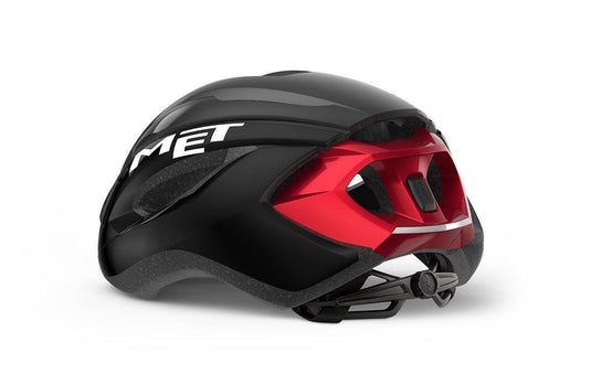 MET Road Cycling Helmet - Strale CE - (Black Fluo Yellow Reflective | Glossy)