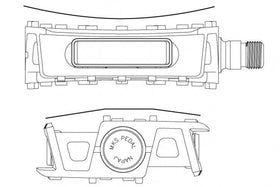 MKS Grafight-XX Platform Pedals (White)