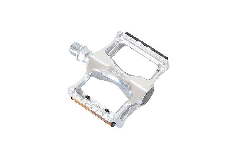 Load image into Gallery viewer, MKS Seahorse Pedals With Reflector (Silver)
