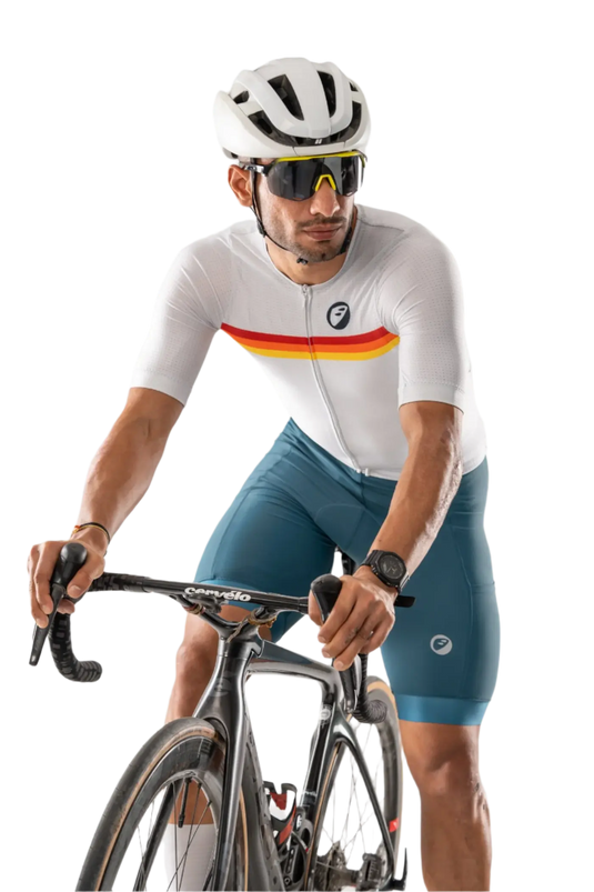 Mens Cycling | Endurance Bibless shorts | Evolve | Teal Prima