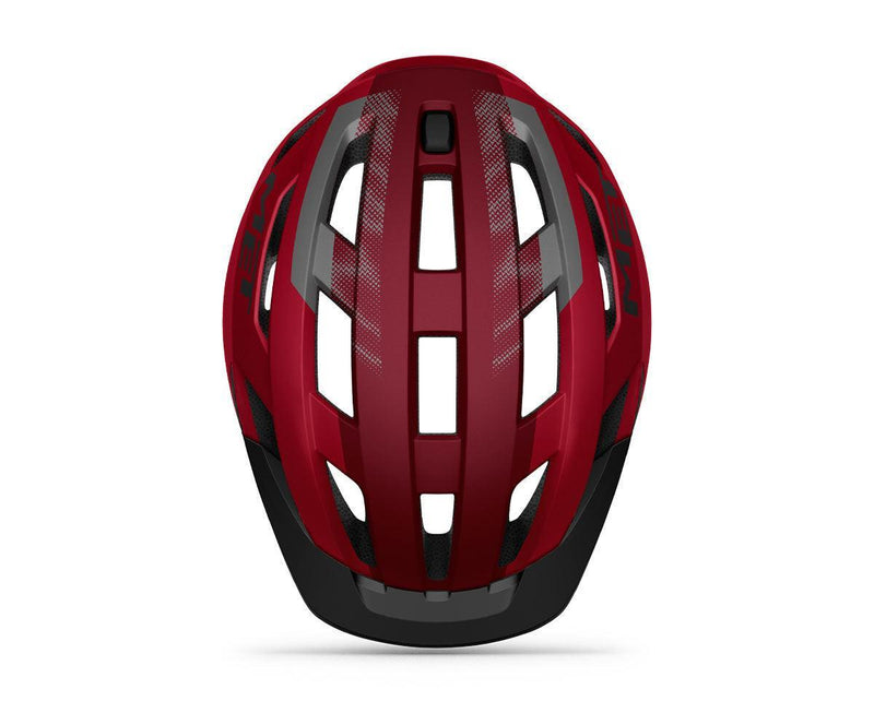 Load image into Gallery viewer, Met Allroad Hybrid Cycling Helmet (Red/Black/Matt)
