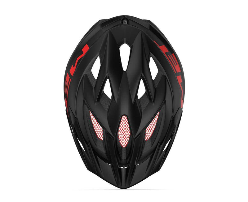 Load image into Gallery viewer, Met Crackerjack Kids Cycling Helmet (Black/Red/Matt)
