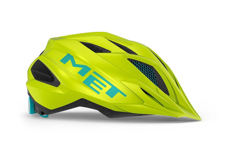 Load image into Gallery viewer, Met Crackerjack Kids Cycling Helmet (Fluo Yellow/Matt)
