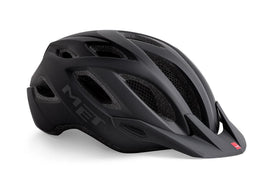 Met Crossover Hybrid Cycling Helmet (Shaded Black/Matt)