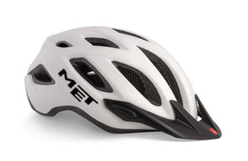 Met Crossover Hybrid Cycling Helmet (White/Matt)