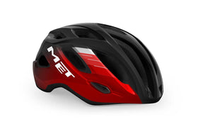 Met Idolo Road Cycling Helmet (Black/Red Metallic/Glossy)