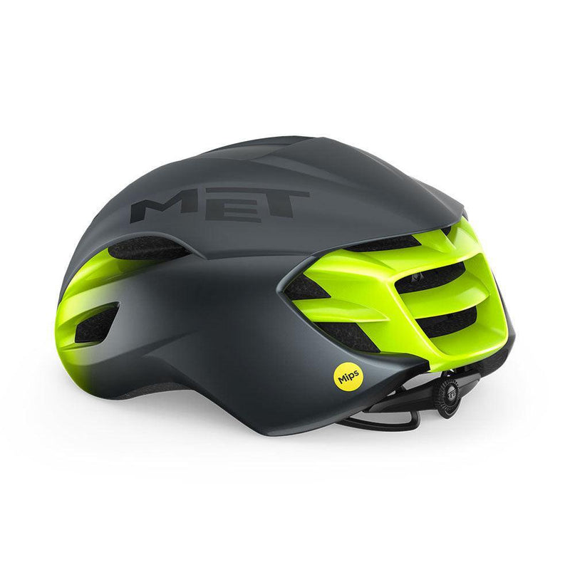 Load image into Gallery viewer, Met Manta Mips Aero Road Cycling Helmet (Gray/Fluo Yellow/Matt Glossy)
