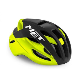 Met Rivale Mips Road Cycling Helmet (Black/Fluo Yellow/Matt Glossy)