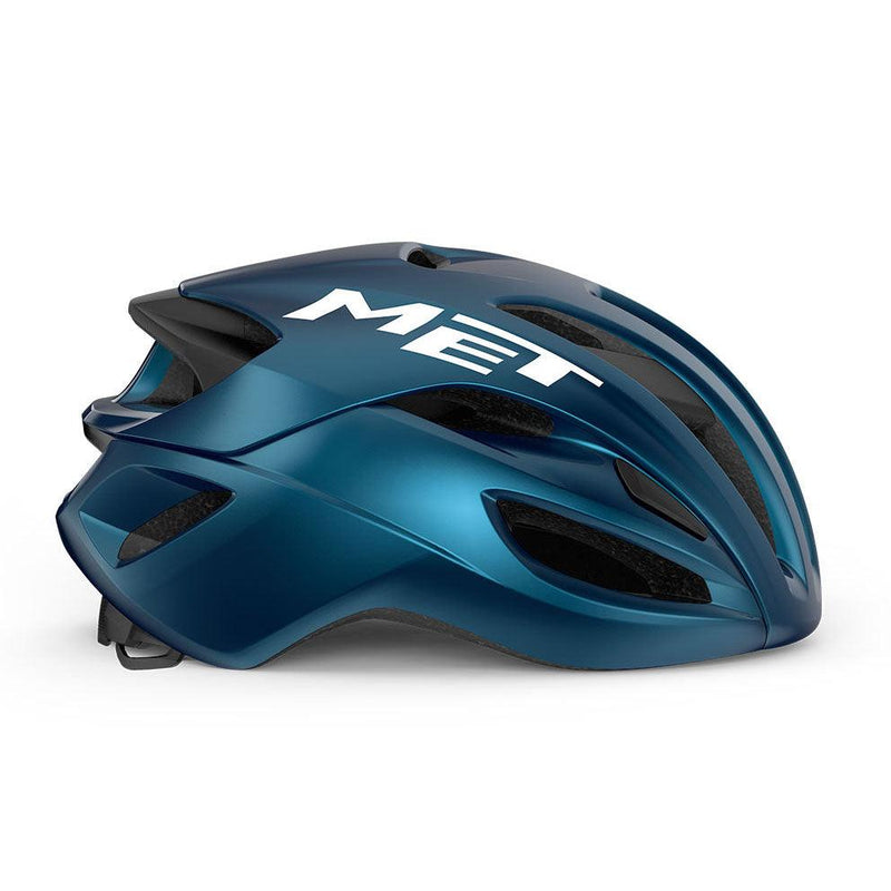 Load image into Gallery viewer, Met Rivale Mips Road Cycling Helmet (Teal Blue Metallic/Glossy)
