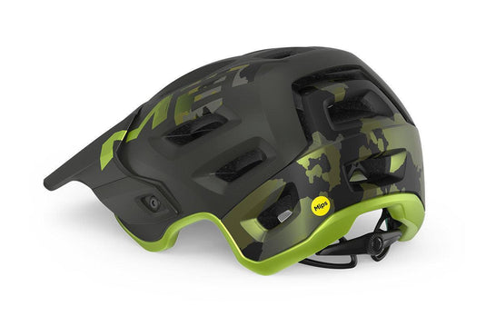 Met Roam Mips Mtb Cycling Helmet (Camo/Lime Green/Matt)