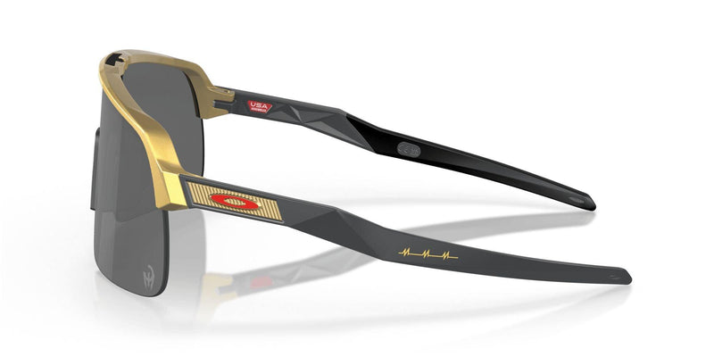 Load image into Gallery viewer, Oakley Sutro Lite Prizm Black Lenses Olympic Gold Frame
