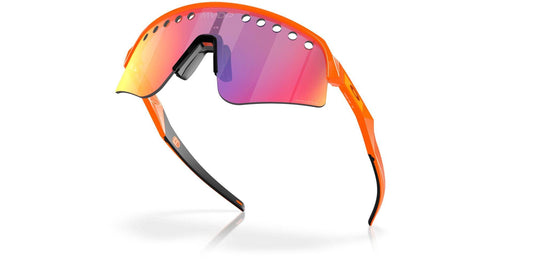 Oakley Sutro Lite Sweep MVDP Prizm Road Lenses Orange Sparkle Frame