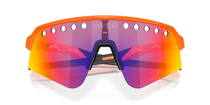 Load image into Gallery viewer, Oakley Sutro Lite Sweep MVDP Prizm Road Lenses Orange Sparkle Frame
