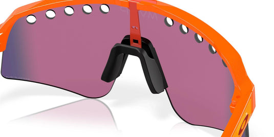 Oakley Sutro Lite Sweep MVDP Prizm Road Lenses Orange Sparkle Frame