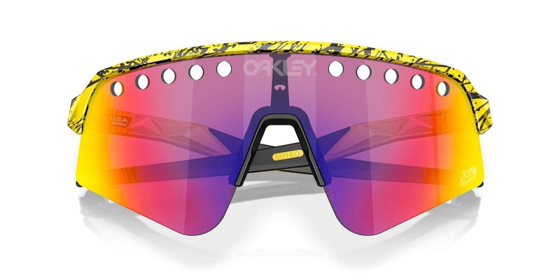 Load image into Gallery viewer, Oakley Sutro Lite Sweep Prizm Road Lenses TDF Splatter Frame
