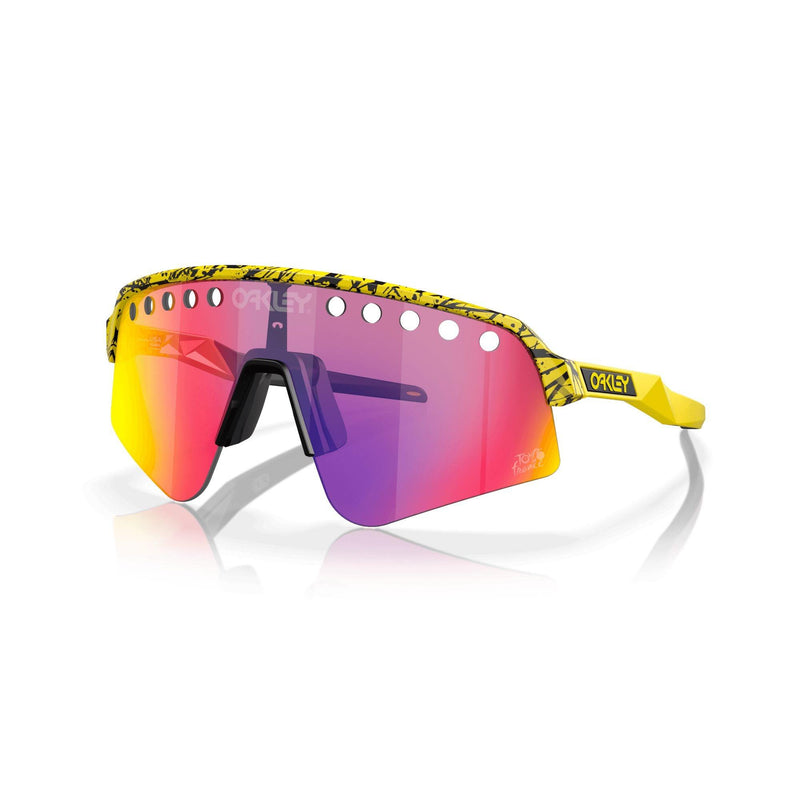 Load image into Gallery viewer, Oakley Sutro Lite Sweep Prizm Road Lenses TDF Splatter Frame
