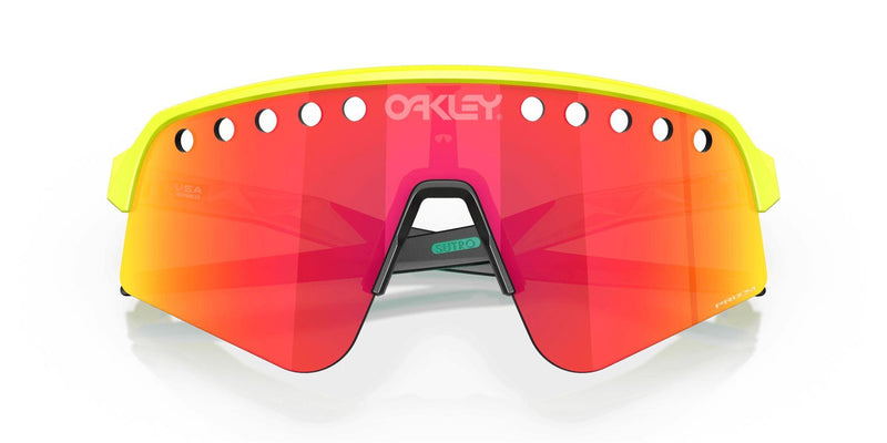 Load image into Gallery viewer, Oakley Sutro Lite Sweep Prizm Ruby Lenses Tennis Ball Yellow Frame
