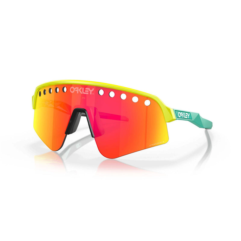 Load image into Gallery viewer, Oakley Sutro Lite Sweep Prizm Ruby Lenses Tennis Ball Yellow Frame
