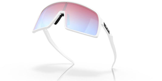 Oakley Sutro Prizm Snow Sapphire Lenses Polished White Frame