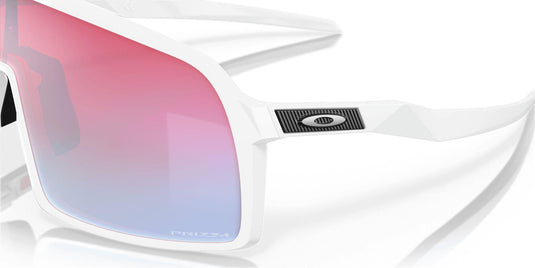 Oakley Sutro Prizm Snow Sapphire Lenses Polished White Frame