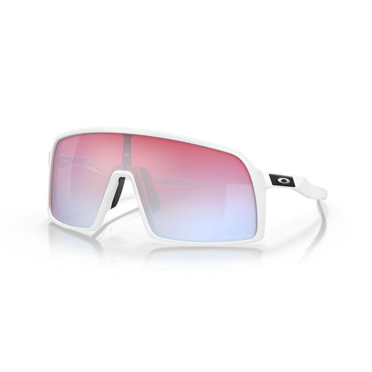 Oakley Sutro Prizm Snow Sapphire Lenses Polished White Frame