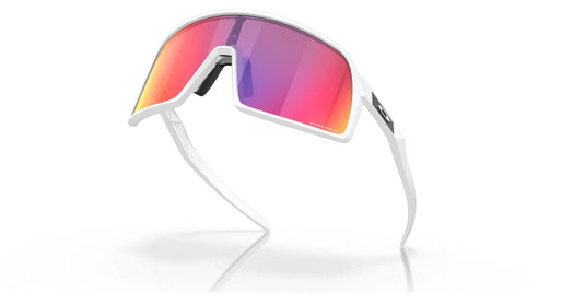 Oakley Sutro S Prizm Road Lenses Matte White Frame