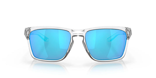 Oakley Sylas Prizm Sapphire Lenses Polished Clear Frame