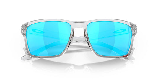 Oakley Sylas Prizm Sapphire Lenses Polished Clear Frame