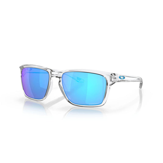 Oakley Sylas Prizm Sapphire Lenses Polished Clear Frame