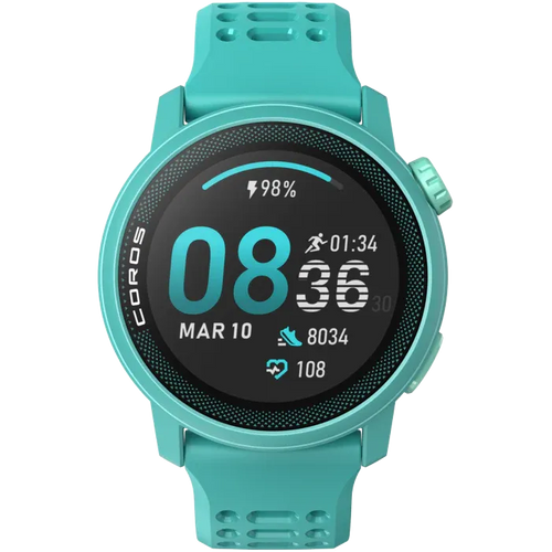 Coros Pace 3 Silicone Smart Watch (Emerald)