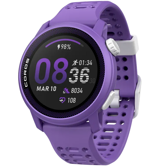 Coros Pace 3 Silicone Smart Watch (Violet)