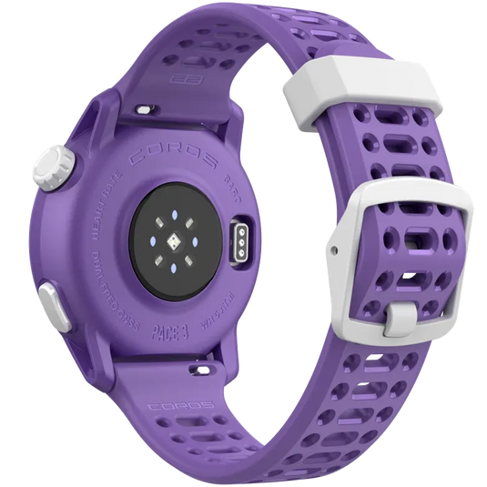 Coros Pace 3 Silicone Smart Watch (Violet)