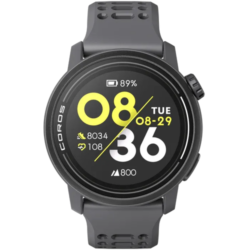 Coros Pace 3 Silicone Smart Watch (Black)