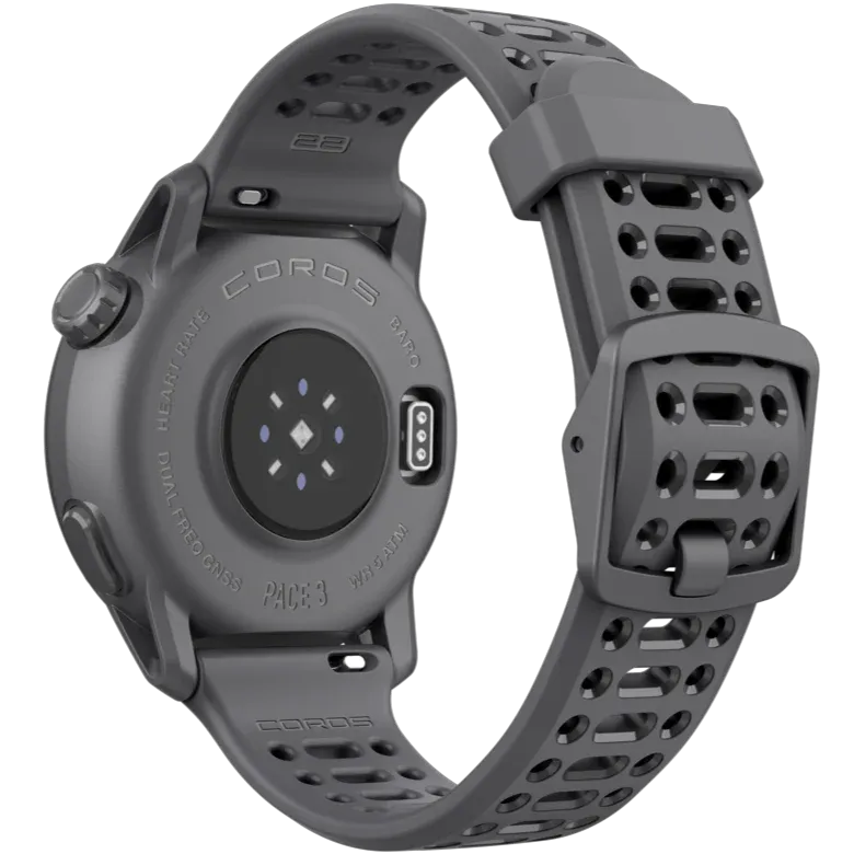 Load image into Gallery viewer, Coros Pace 3 Silicone Smart Watch (Black)
