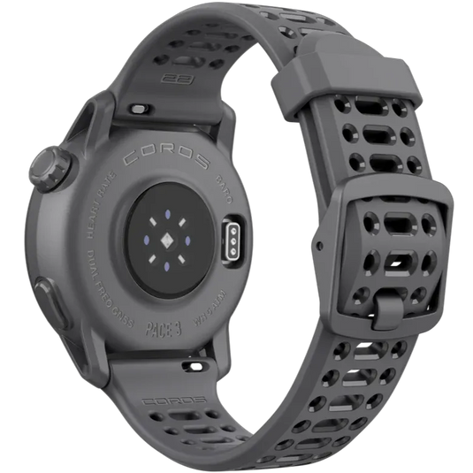 Coros Pace 3 Silicone Smart Watch (Black)