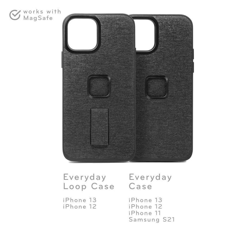 Load image into Gallery viewer, Peak Design Mobile Everyday Fabric Case For Iphone 13 - Pro (Charcoal)
