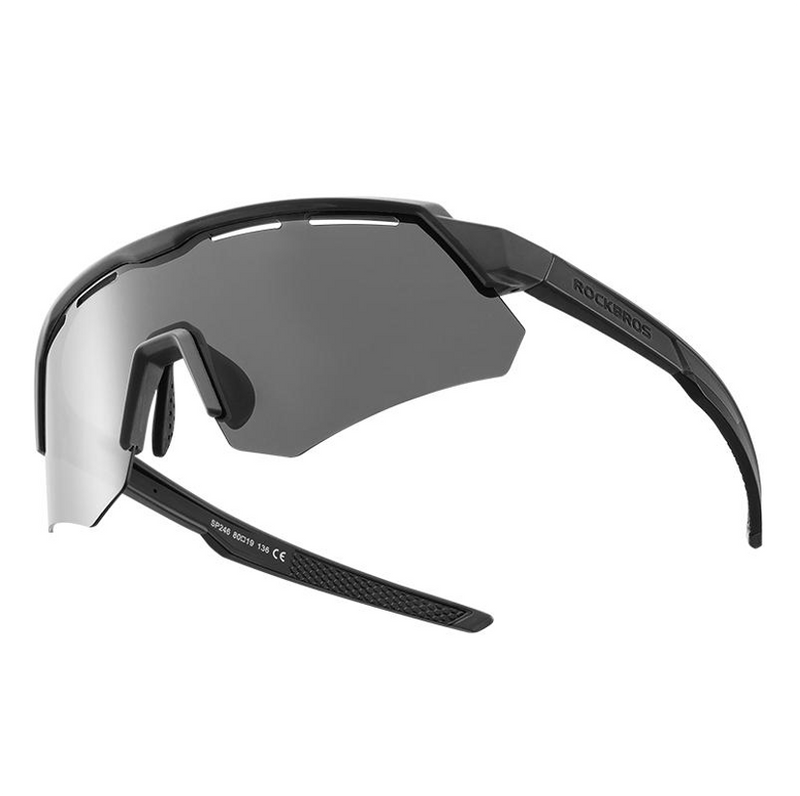 Load image into Gallery viewer, Sunglasses | Polarized Glasses with 4 Interchangeable Lenses &amp; UV400 Protection (Black) ROCKBROS MADOVERBIKING
