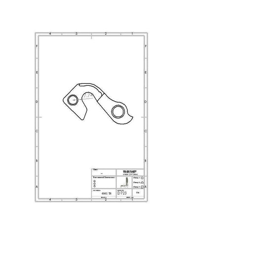 Pilo D723 Derailleur Hanger