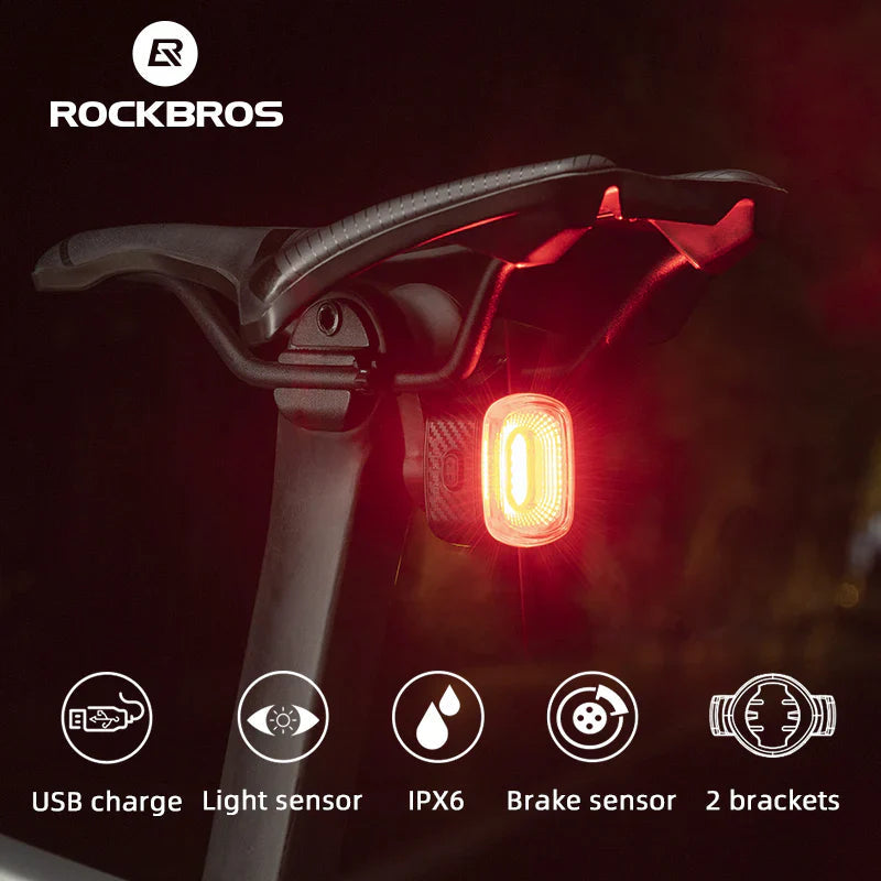 Load image into Gallery viewer, Smart Tail Light ROCKBROS MADOVERBIKING
