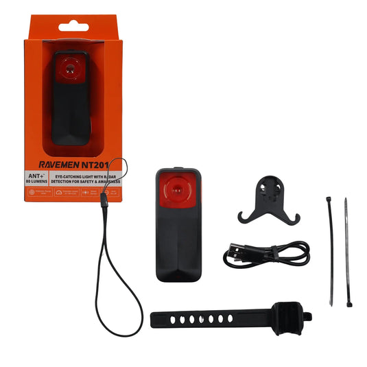RAVEMEN TAILLIGHT | NT201 - RADAR TECH., 80 LUMENS, UPTO 24 HR BATTERY